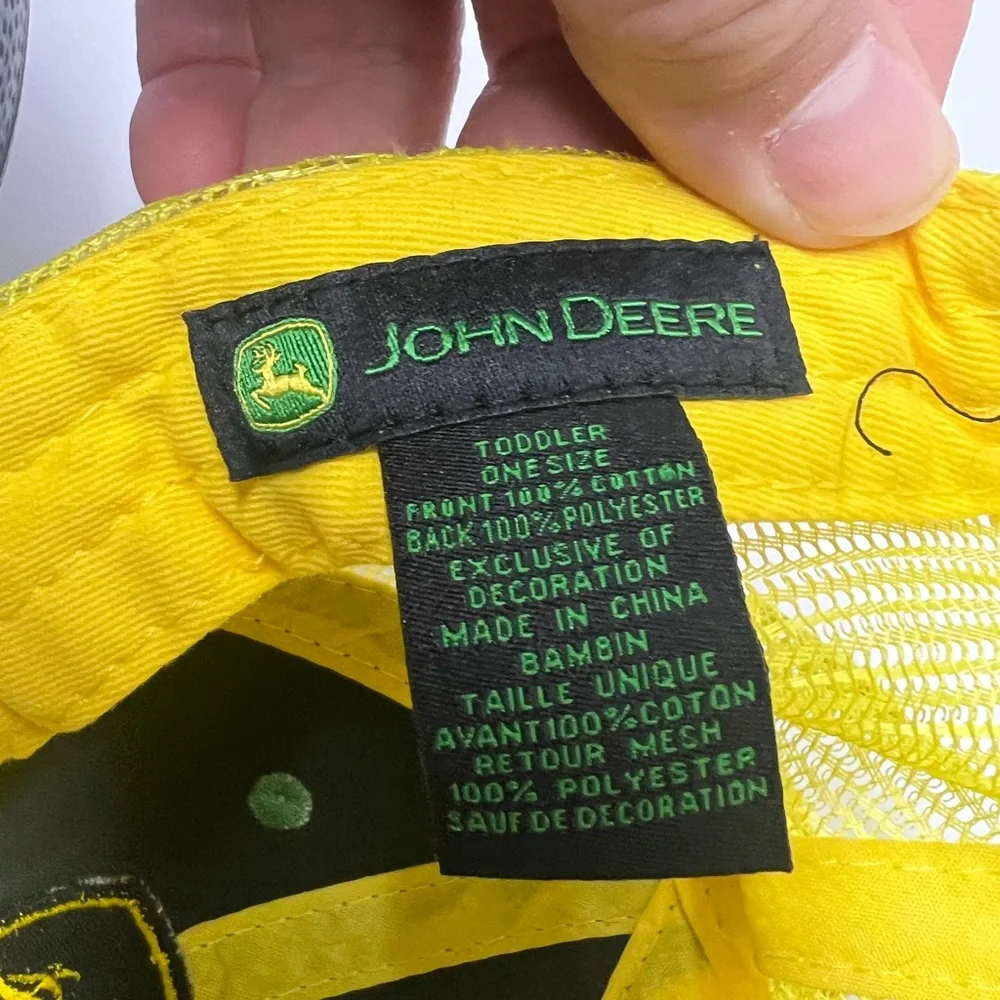 John Deere‎ Green and Yellow Cap toddler